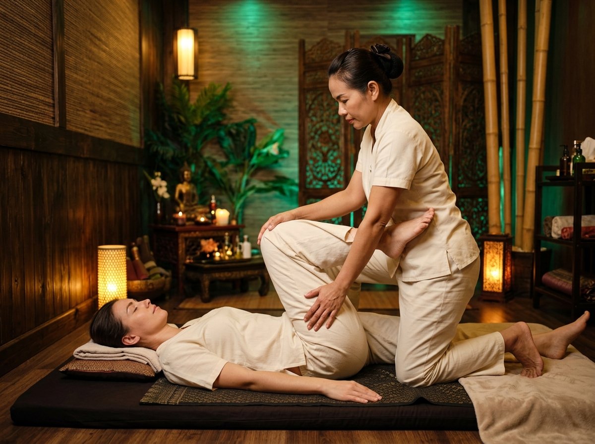 Traditional Thai massage treatment